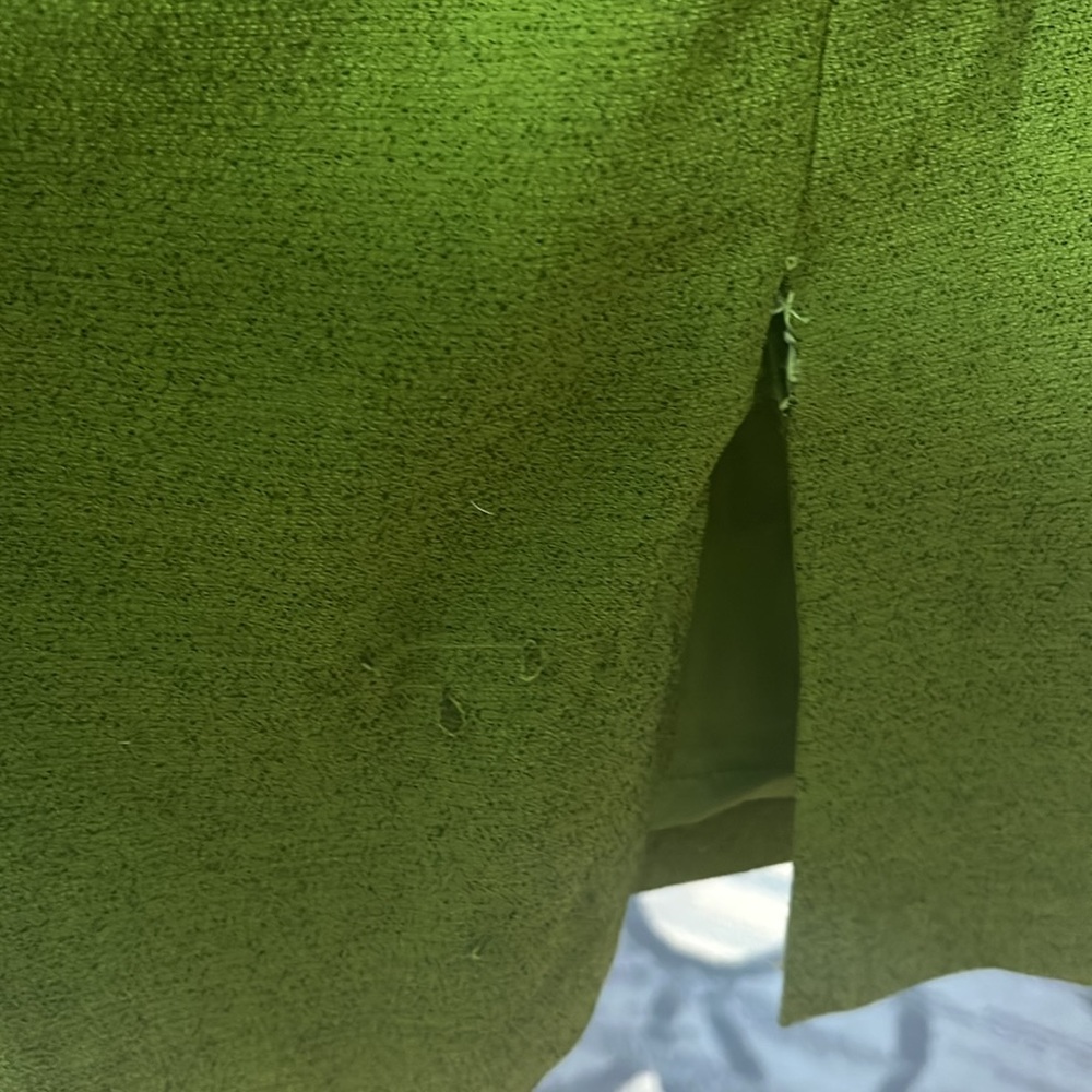 Chic Olive Green Midi Dress - Picture 6 of 6